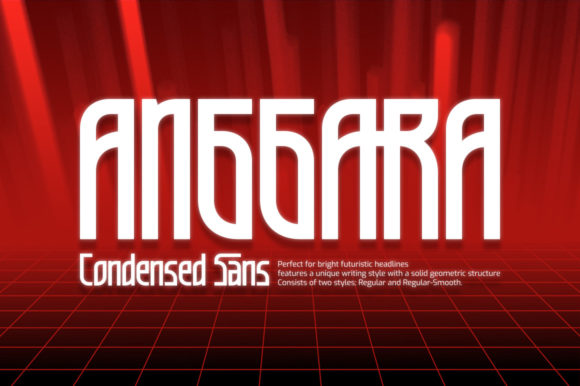 Anggara: A Display Font for Bold Digital Branding