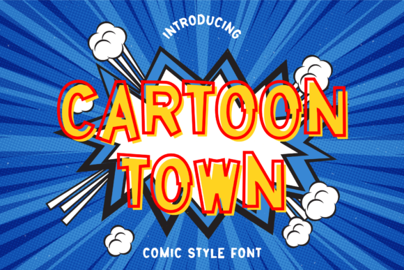 Cartoon Town: A Display Font with Playful Character