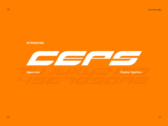 Ceps: A Modern Display Font for Editorial Moods