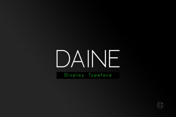 Daine Font: A Professional Display Typeface for Your Business