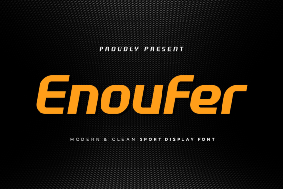 Enoufer: The Definitive Display Font for Creative Product Making