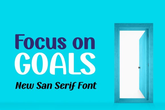 Focus on Goals: The Display Font That Sharpens Your Digital Identity