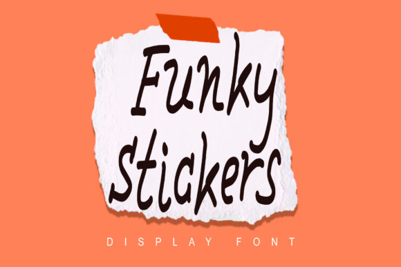 Funky Stickers: A Font Designed for Engaging Campaigns