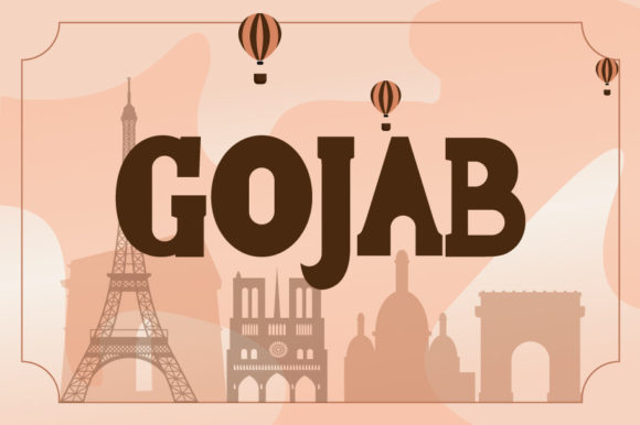 Gojab: The Display Font That Makes Your Brand Look Professional