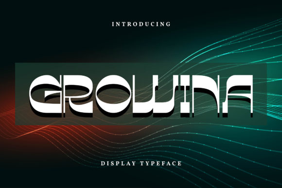 Growina: A Futuristic Font for Crafters and Small Shop Owners