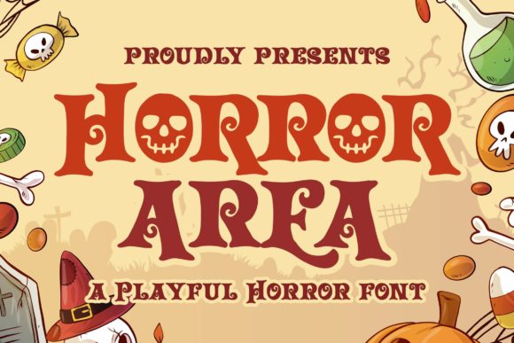 Horror Area Font: A Bold Web Design Asset