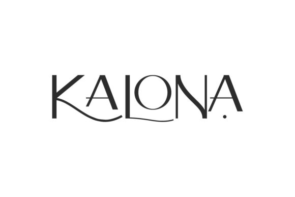 Kalona: An Elegant Display Typeface for Modern Digital Design