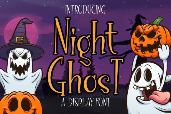 Night Ghost: A Display Font for Editorial Atmosphere