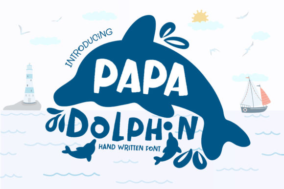 Papa Dolphin: A Friendly Display Font That Brings Brands to Life