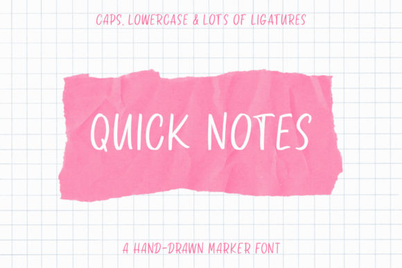 Quick Notes: An Editorial Designer’s Handwritten Display Font