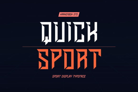 Quick Sport: A Font Built for Fast-Paced Visuals