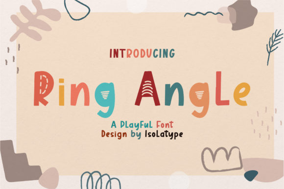 Ring Angle: A Modern Display Font for Creative Marketing