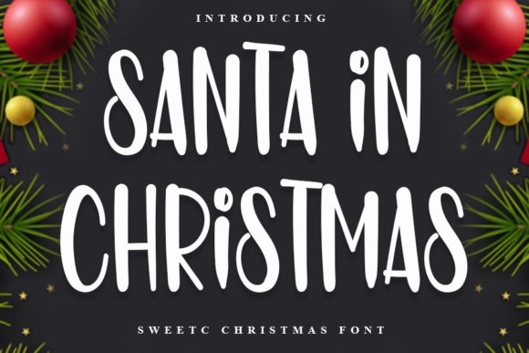 Santa in Christmas: A Versatile Display Font for Digital Design