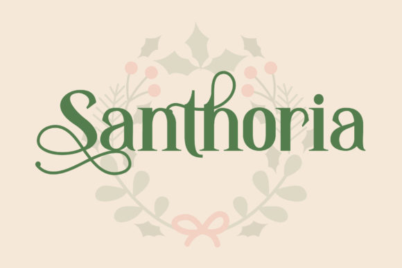 Santhoria: A Display Font Built for Digital Character and Brand Tone