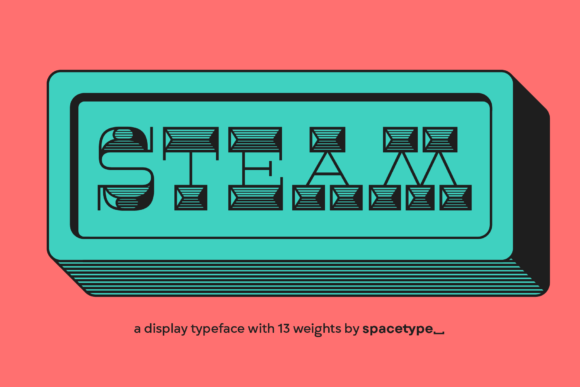 Steam: A Typeface for Distinct Editorial Design