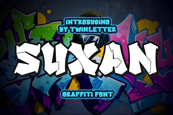 Suxan Font: An Authentically Urban Display Typeface