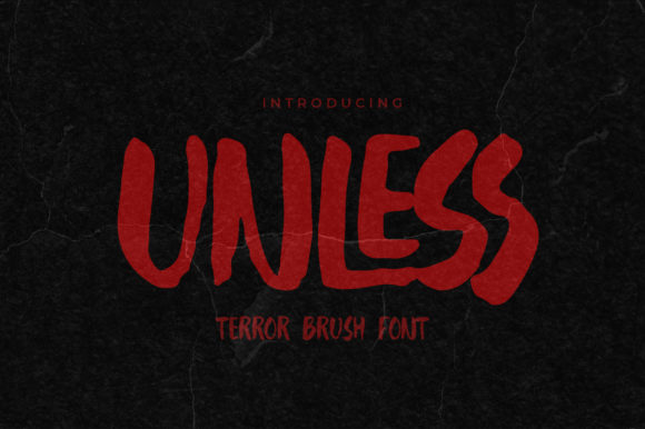 Unless: A Graffiti-Styled Display Font for Your Crafted Products