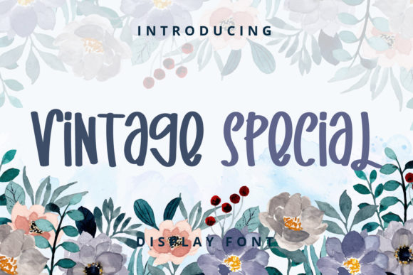Vintage Special: A Display Font that Crafts a Consistent Brand Story