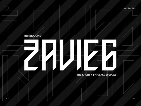 Zavieg: The Modern Display Font for Your Next Campaign